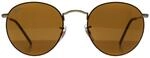 Ray-Ban Round Metal 3447 927533 Sonnenbrille in mattem Havanna auf mattem...