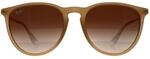 Ray-Ban RB4171 Erika 681413 poliertem Gummi beige Farbverlauf braun Sonnenbrille