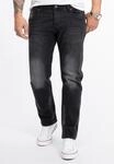 Rock Creek Jeans Straight Leg Schwarz