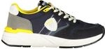 Blauer Blue Polyester Herren Sneaker