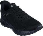 Skechers BOBS Sport Squad Chaos Solid Step Herren Schwarz / Schwarze Sohle Sneakers