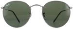 Lunettes de soleil Ray-Ban Round Metal 3447 029 Gunmetal Green