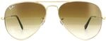 Ray-Ban Sonnenbrille Aviator 3025 001/51 Gold Braun Fade