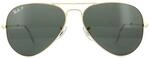 Ray-Ban Sonnenbrille Aviator 3025 001/58 Gold polarisiert