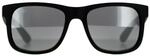 Ray-Ban Sonnenbrille Justin 4165 622/6G Gummi Schwarz Grau Spiegel