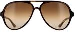 Ray-Ban Aviator Unisex-Sonnenbrille in Havannabraun mit Farbverlauf