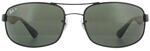 Lunettes De Soleil Rayban 3445 Noir Vert Polaris&eacute; 002/58 64mm