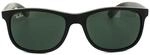 Ray-Ban Sonnenbrille Andy 4202 606971 Mattes Schwarz Gr&uuml;n