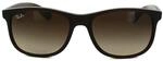 Lunettes De Soleil Ray-Ban Andy 4202 607313 D&eacute;grad&eacute; Brun Brun Mat