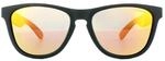 Polaroid Rectangle Mens Black Rubber Grey Red Mirror Polarized Sonnenbrillen