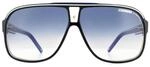 Carrera Aviator Mens Black Dark Blue Gradient Sonnenbrille