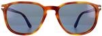 Persol Rechteckige Herren Sonnenbrille Terra Di Siena Hellblau