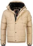 Alessandro Salvarini Herren Winterjacke AS-281 mit Teddyfell & abnehmbarer Kapuze