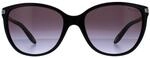 Ralph by Ralph Lauren - Cat Eye - Lunettes de soleil noir gris d&eacute;grad&eacute; pour femmes