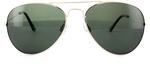 Polaroid Aviator Unisex Gold Gr&uuml;n Polarisierte Sonnenbrille