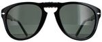 Lunettes de soleil polaris&eacute;es vertes noires de Persol