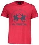La Martina Rosso Baumwoll-Herren-T-Shirt