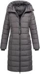 Navahoo Mondm&auml;dchen Damen Winter Steppmantel mit Kapuze und Fleecefutter