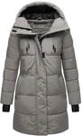 Marikoo Damen Winter-Steppjacke mit Kapuze & Fleecefutter &ndash; Kaituu
