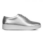 RALLY Damen Leder Sneaker Silber