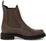 Tamaris Damen Taupe Braun Leder Klassische Hohe Chelsea Stiefeletten