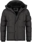 Alessandro Salvarini Herren Winterjacke AS-326 mit Teddyfell & abnehmbarer Kapuze