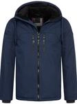 Alessandro Salvarini Herren Winterjacke AS-332 mit Teddyfell & Kapuze