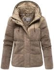 Marikoo Damen Teddy Puffer Jacke mit Kapuze & Rei&szlig;verschluss &ndash; Kaguraa