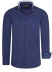 Rusty Neal Overhemd Regular Fit Blau