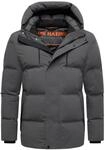 Stone Harbour Herren Winterjacke Taviaan mit Fleecekapuze & winddichtem Design