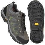 Mountain Warehouse Mens Field Extreme Wildleder wasserdichte Wanderschuhe (Stein)