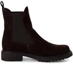 Tamaris Damen Mocca Braun Leder Klassische Hohe Chelsea Stiefeletten