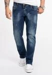 Rock Creek Jeans Straight Leg Blau