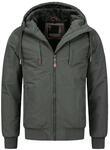Alessandro Salvarini Herren Winterjacke AS-320 mit Teddyfell-Innenfutter & Kapuze &ndash;