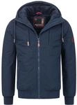 Alessandro Salvarini Herren Winterjacke AS-320 mit Teddyfell-Innenfutter &...