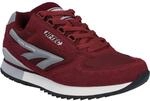 Hi-Tec Silver Shadow PU Wildleder/Polyester Herren Schn&uuml;rschuhe in Kirsche