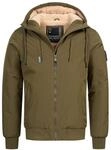 Alessandro Salvarini Herren Winterjacke AS-431 &ndash; Warm, Mit Teddyfellfutter & Kapuze