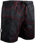 Herren Badehose Streifen l&auml;ssige Boardshorts Linien Muster