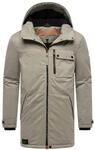 Stone Harbour Herren Winterparka Fintaan mit Fleecefutter & 2-Wege-Rei&szlig;verschluss