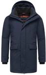 Stone Harbour Herren Winterjacke Emriis mit Fleecefutter & Kapuze
