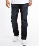 Rock Creek Jeans Straight Cut Schwarz