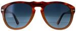 Lunettes De Soleil Persol 0649 1025S3 Resina E Sale Bleu Brun Polaris&eacute; 54mm