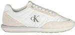 Calvin Klein Wei&szlig;e Recycelte Polyester Herren Sneaker