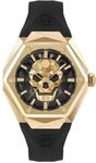 Philipp Plein $kull Spikes Damen Schwarz Uhr PWADA0224