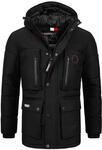 Geographical Norway Jacke Schwarz