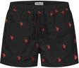 U.S. Polo Assn. Herren Badeshorts mit Allover-Logo-Design