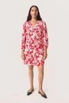 Kleid Gerade Passform white blue