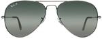 Lunettes de soleil Ray-Ban Aviator 3025 Miroir argent vert polaris&eacute; en argent...