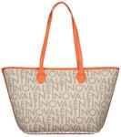 Mario Valentino Beige Polyurethan Damenhandtasche