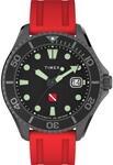 Timex Deep Water Tiburon Automatic Rot Herren Armbanduhr TW2W21000